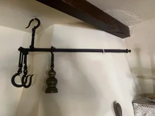 Balanza Romana Antigua Hierro Forjado