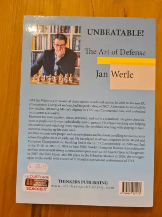 Jan Werle, Unbeatable, The Art Of Defense #scacchi