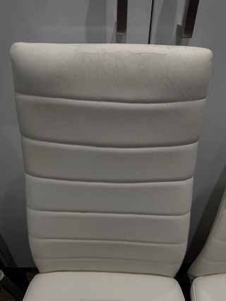 Sillas comedor polipiel blanco