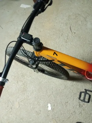 Bicicleta Montaña Naranja Talla M