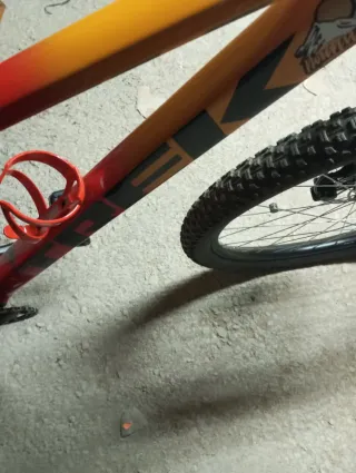 Bicicleta Montaña Naranja Talla M