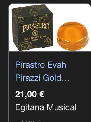 Lote de resinas para violín