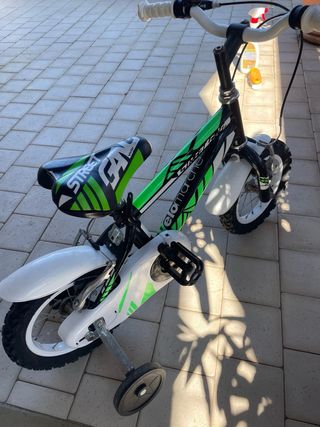 Bici bambino 12” Velomarche 2-4 anni con rotelle