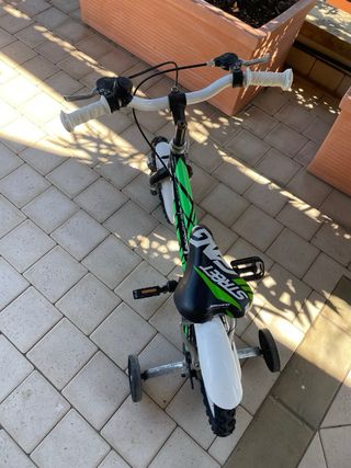 Bici bambino 12” Velomarche 2-4 anni con rotelle