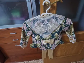 Corpiño niña 6-8 años con pico y tela