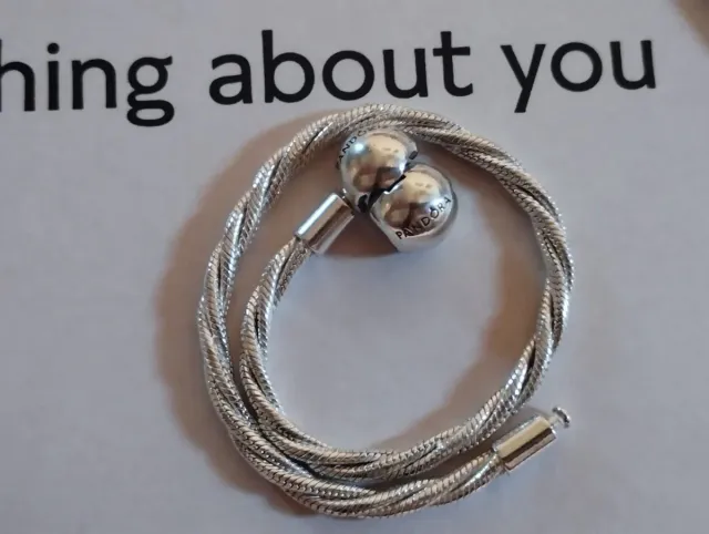 Bracciale Pandora maglia intrecciata argento