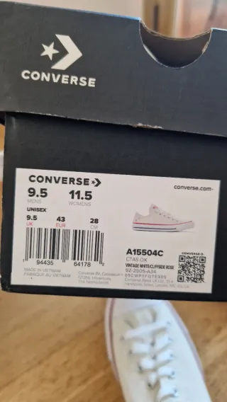 Converse Chuck Taylor All Star Ox Blancas