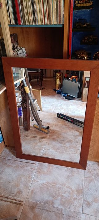 Espejo Rectangular Madera 130x72cm
