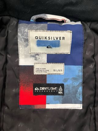Anorak Esquí Quiksilver Talla 12