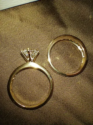 Anello proposta matrimonio oro e argento