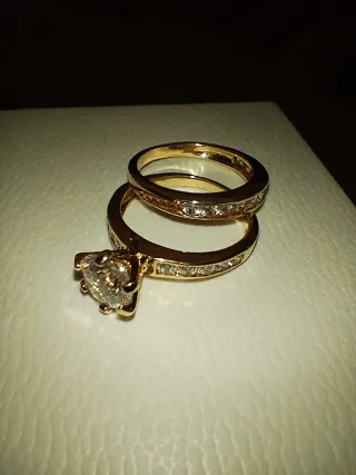 Anello proposta matrimonio oro e argento