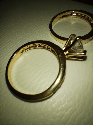 Anello proposta matrimonio oro e argento