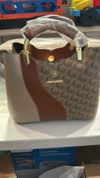 Bolso BIDIMABEI Beige y Marrón