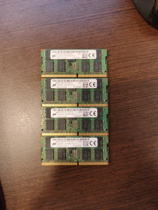 4x 16GB DDR4 SODIMM Micron RAM