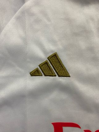Camiseta Lyon 23/24 Adidas Blanca y Dorada