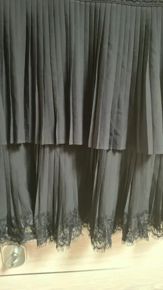 Abito in pizzo Zara nero