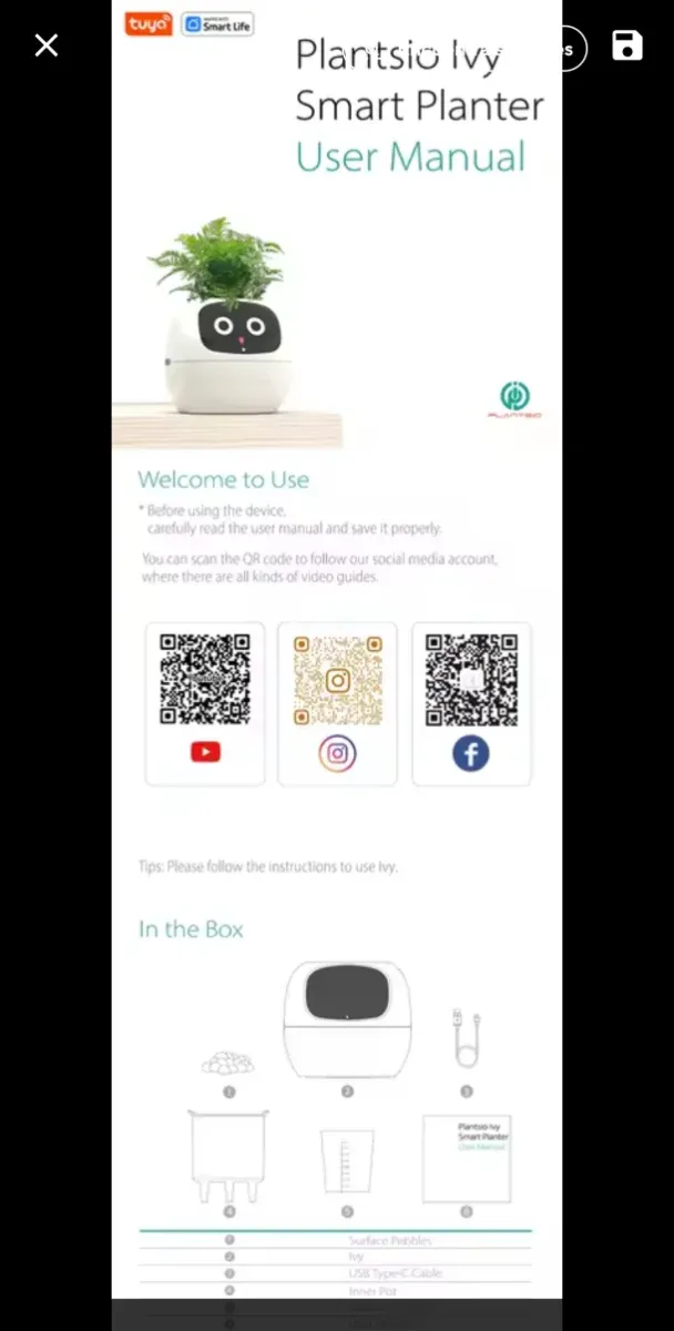 Vaso intelligente per piante Tuya APP Ivy nuovo