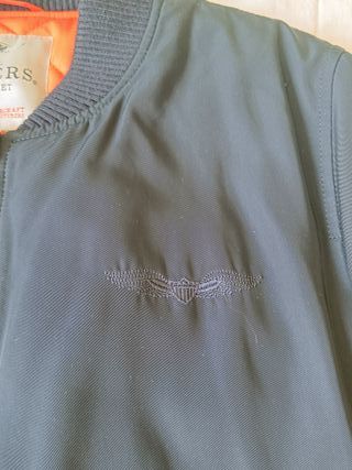 Bomber Bombers Blu Navy XS 14 anni