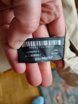 Gabardina Zara niña beige