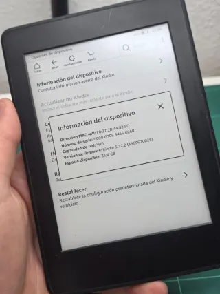 Kindle Paperwhite 7ª Gen 6 Negro