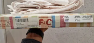 Juego de sábanas para colchón 70x140