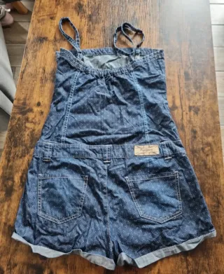 Macacão Curto Jeans Pepe Jeans