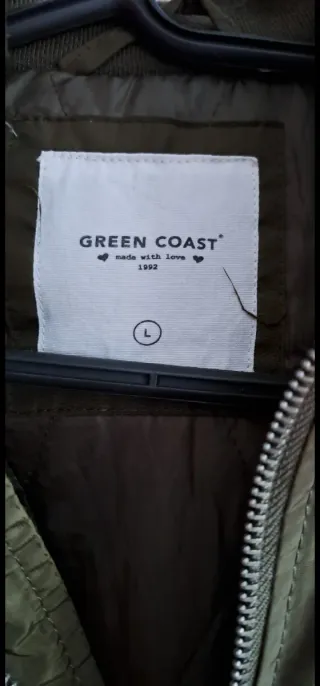 Chaqueta Bomber Green Coast Verde Oliva