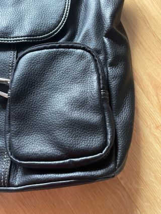 Mochila cuero mujer bolsillos