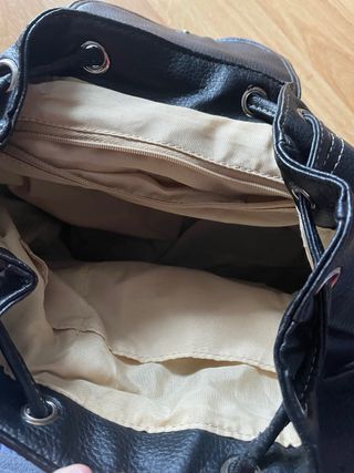 Mochila cuero mujer bolsillos