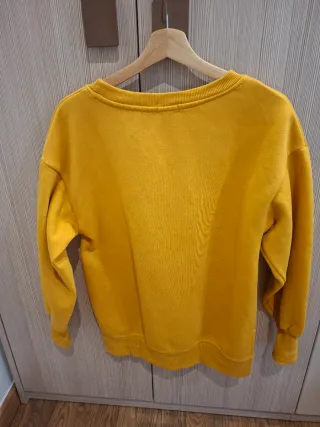 Sudadera Bershka amarilla talla S