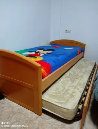 Cama nido de madera con colchones incluidos