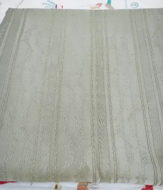 Tela vintage jacquard verde salvia