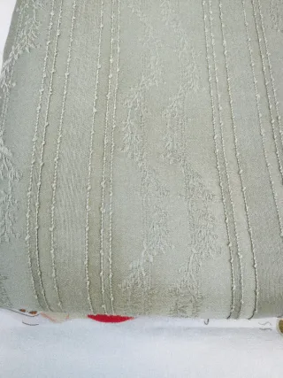 Tela vintage jacquard verde salvia