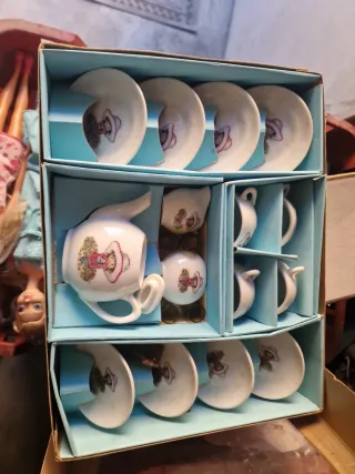 Juego de té infantil vintage