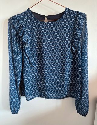 Blusa gasa estampada