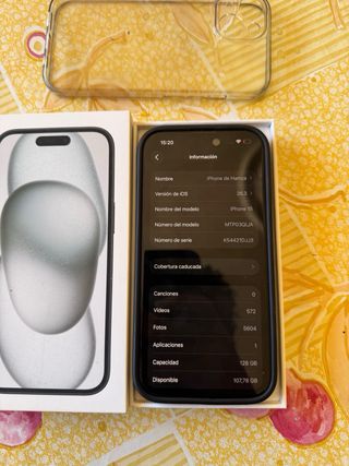 iPhone 15 Negro 128GB