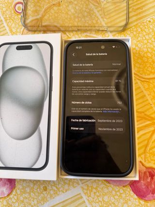iPhone 15 Negro 128GB