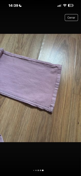 Pantalón campana rosa
