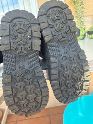 Botas de Nieve Niños Negro y Azul Talla 30/31