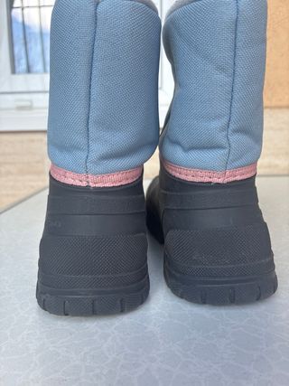 Botas de Nieve Niños Negro y Azul Talla 30/31