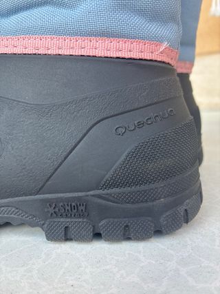 Botas de Nieve Niños Negro y Azul Talla 30/31