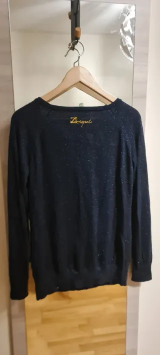 Jersey Desigual Azul marino con multicolor