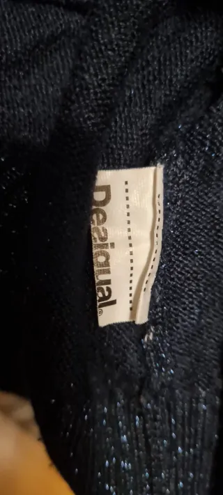 Jersey Desigual Azul marino con multicolor