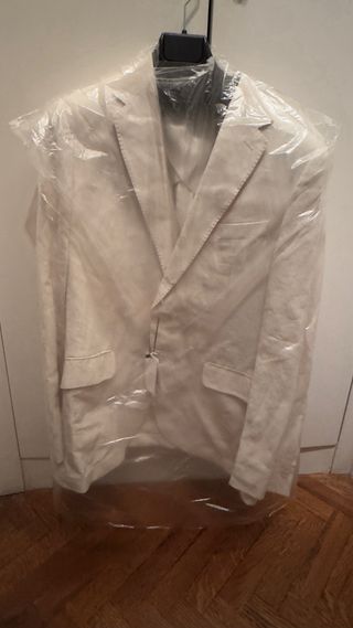 Traje de lino Mango slim fit Beige sin estrenar.