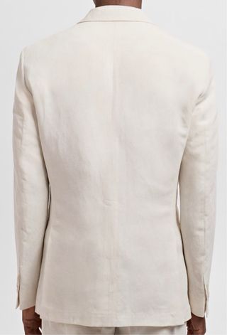 Traje de lino Mango slim fit Beige sin estrenar.