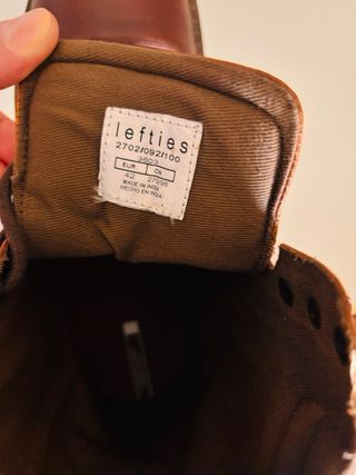 Botas Lefties Marrones Talla 42