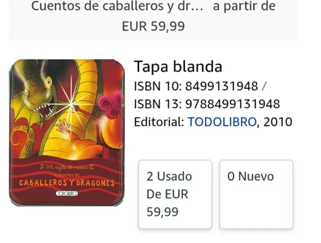 Caja Cuentos Musical Caballeros y Dragones