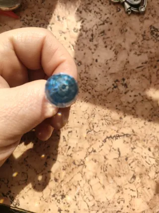 Portachiavi con ciondolo in cristallo