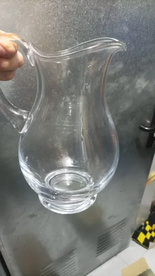 Jarra y 4 vasos Bohemia cristal