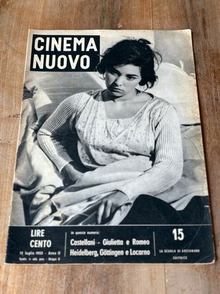 Set 3 riviste Cinema Nuovo e Cinema Vintage